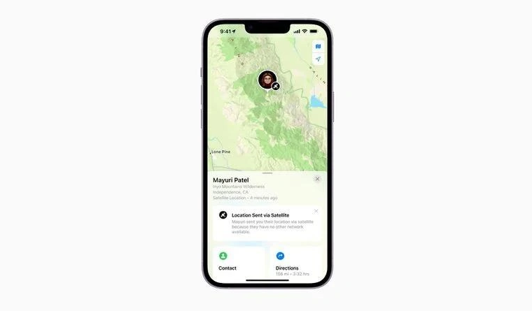 兴平苹果14维修分享iPhone14系列中 FindMy功能通过卫星分享位置方法教程 